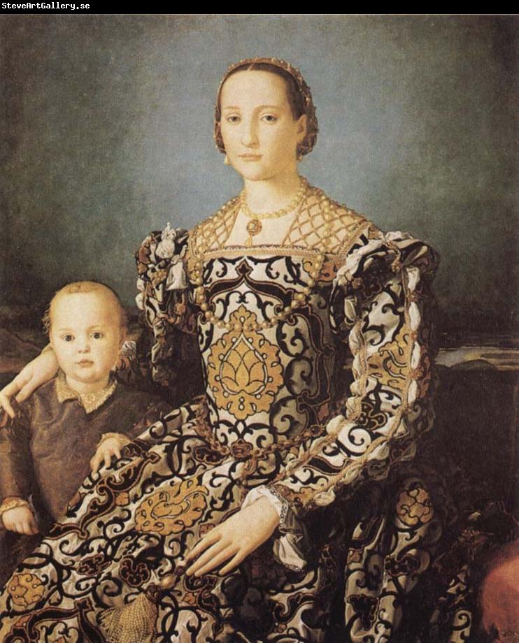 Agnolo Bronzino Eleonora of Toledo and her Son Giovanni